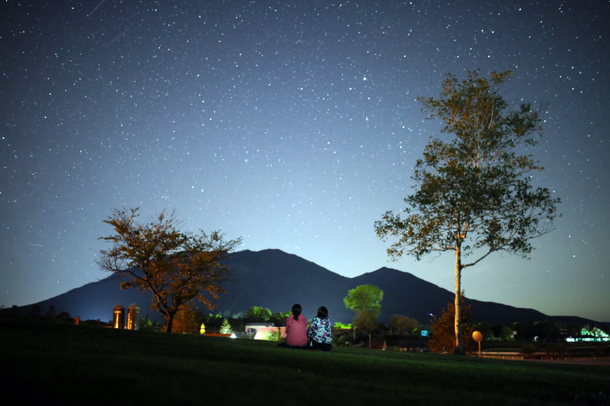 蒜山高原の星空