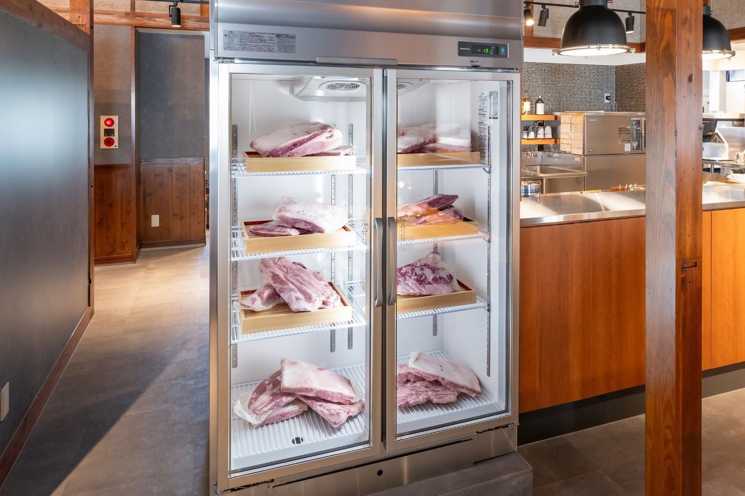 チルド管理の黒毛和牛