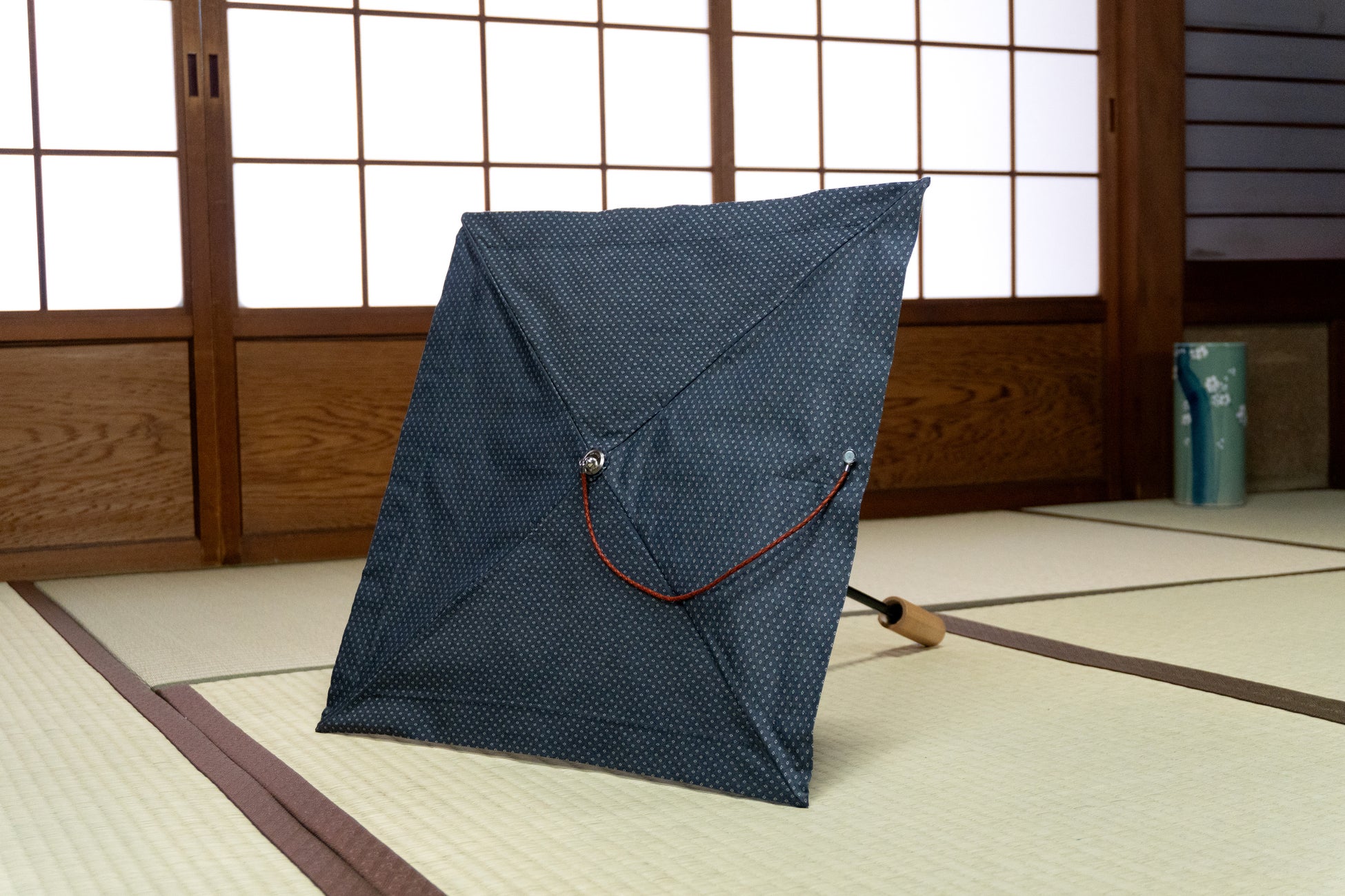 インディゴ小紋柄（天然綿布）