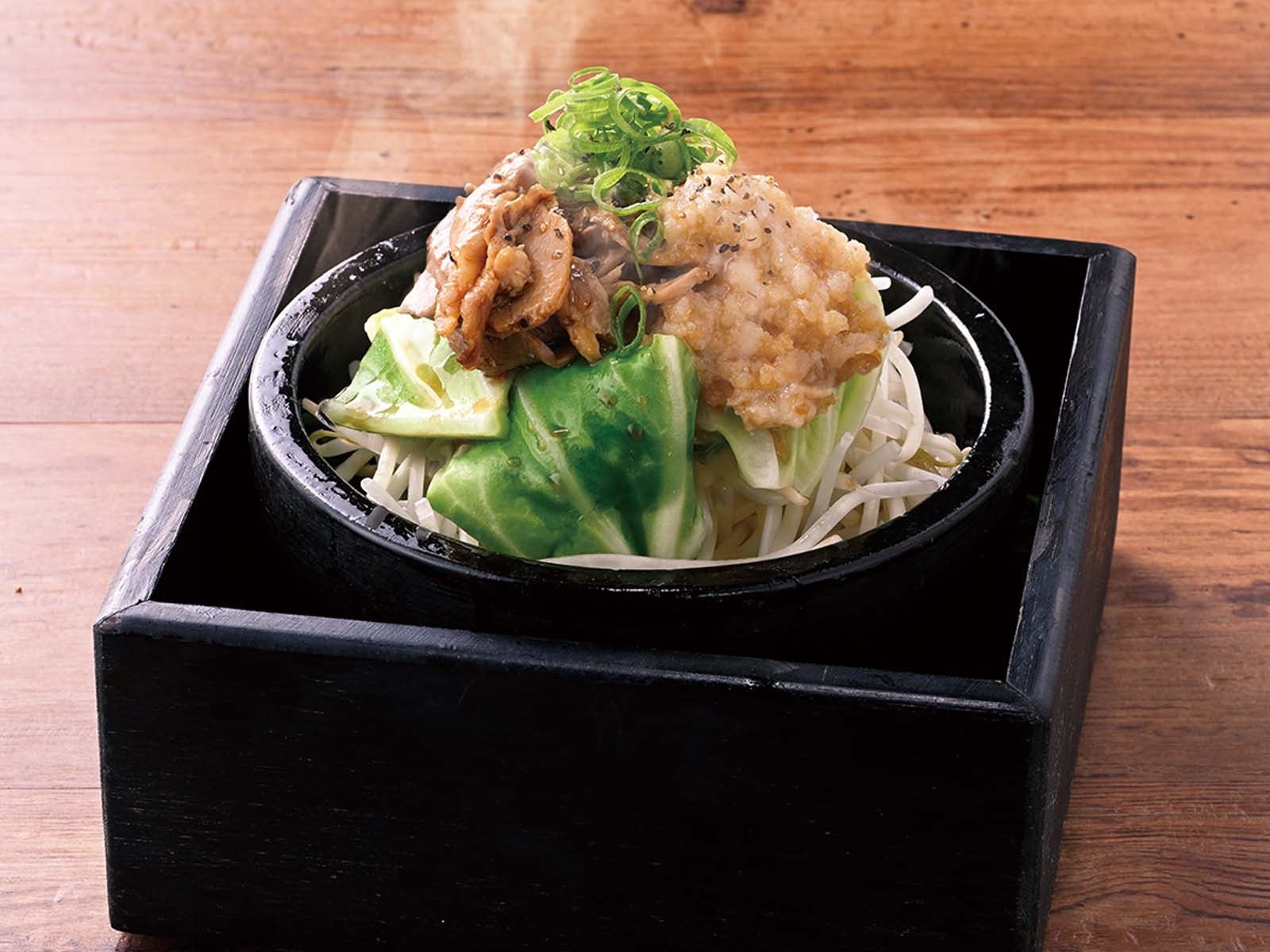 にんにく背脂！石焼G系ラーメンのあたま