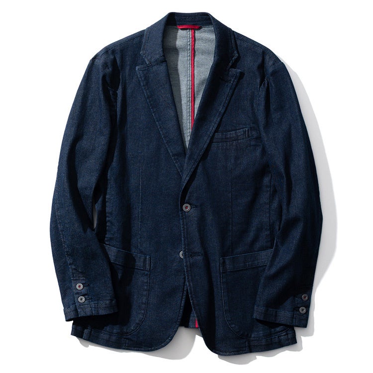 スーパーストレッチデニム・テーラードジャケット